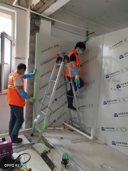 河北和宿州医院PCR实验室施工日常