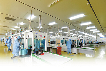 晶硅片生产车间